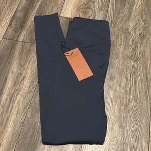 NWT Girlfriend Collective dark blue high waisted leggings